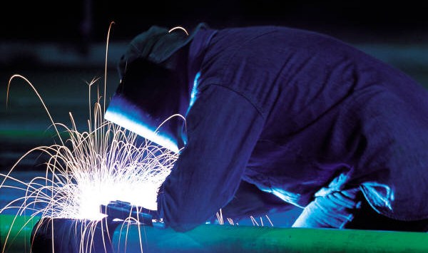 WCC student welding
