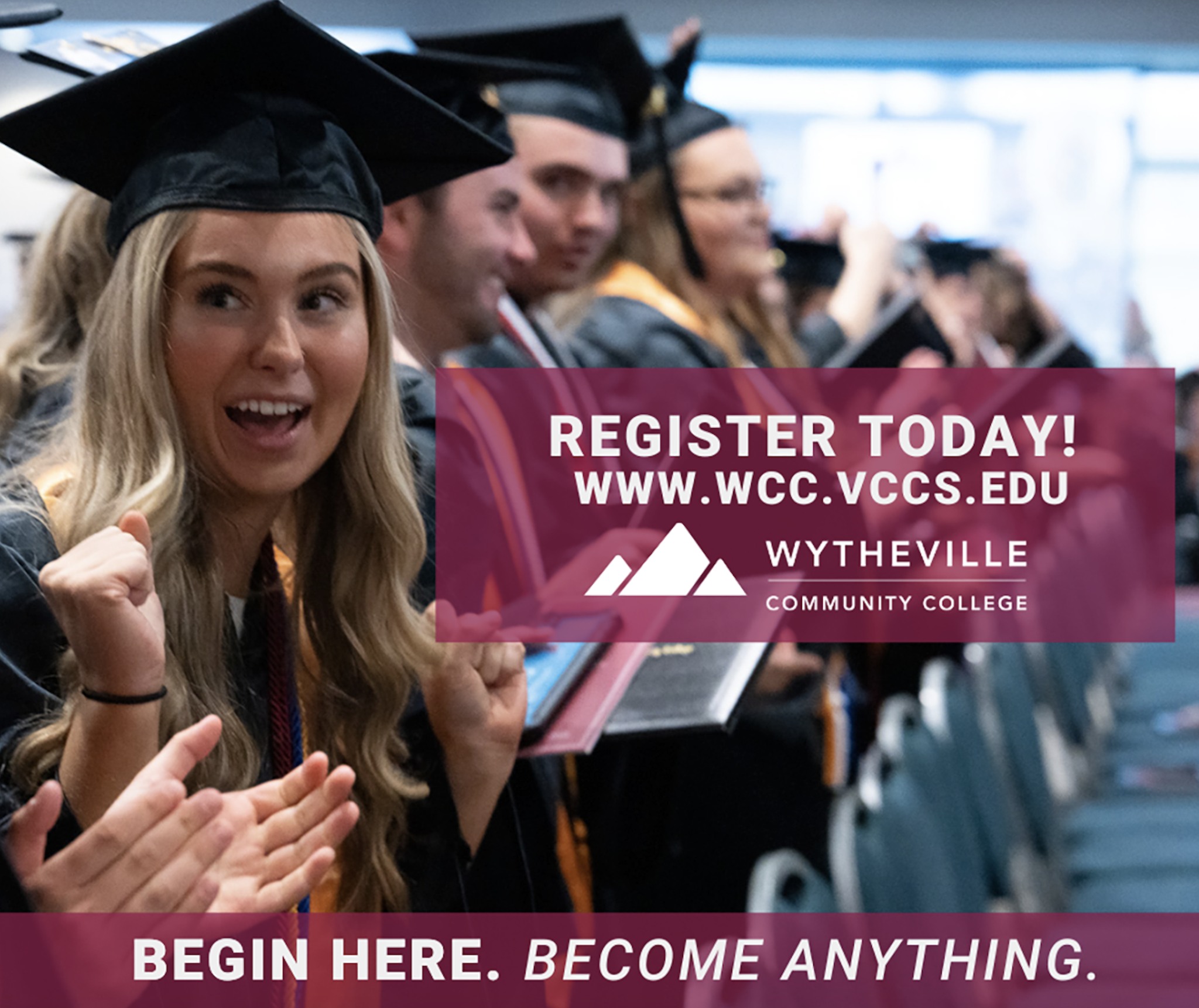 Spring and summer registration is underway at WCC! 
Find a new career today! 
Call (276) 223-4825 to talk with one of our friendly advisors, or see our website for more information.  www.wcc.vccs.edu