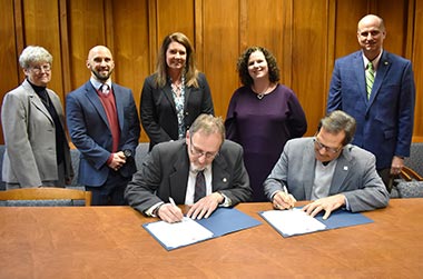 WCC and BC sign theReturn to Roots Teaching Intiative 