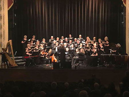 WCC Choir performing at the Licoln Theatre