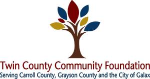 Twin County Community Foundation Logo - Serving Carroll County, Grayson County and the City of Galax